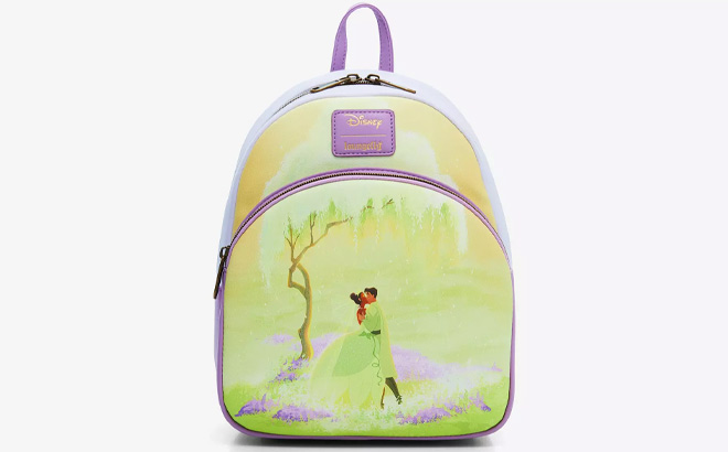 Loungefly Disney The Princess And The Frog Tiana Naveen Mini Backpack