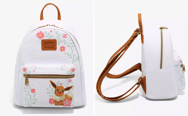 Loungefly Pokemon Eevee Spring Flowers Mini Backpack