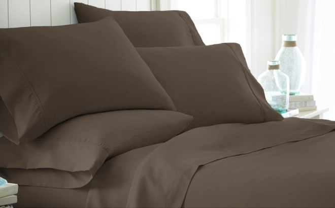 Luxurious 4 Piece Bamboo Soft Bed Sheet Set