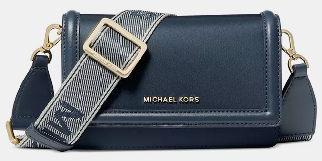 MICHAEL KORS Logo Mini Nylon Crossbody with Webbing Strap