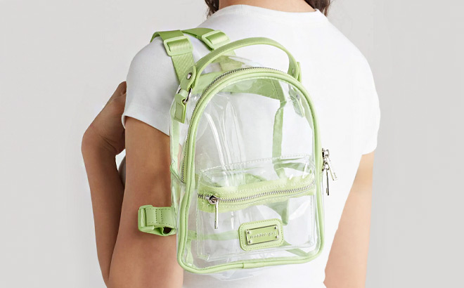 Madden Girl Clear Vinyl Mini Backpack