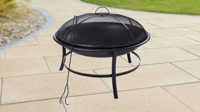 Mainstays 26 Inch Round Iron Fire Pit