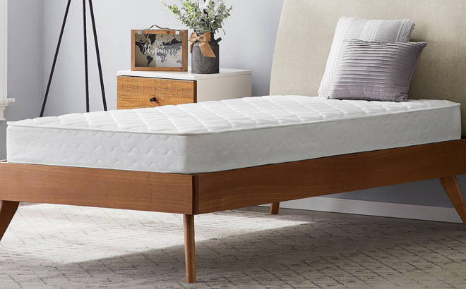 Mainstays Innerspring Mattress on the Bed