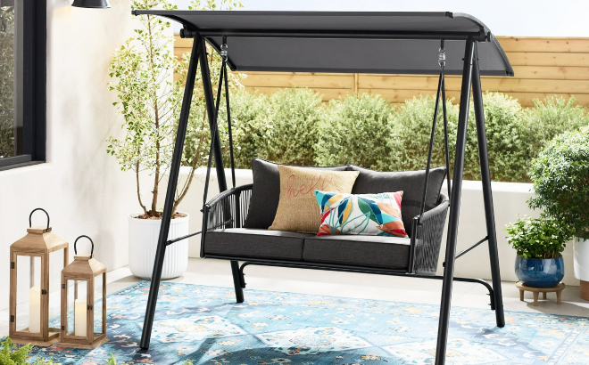 Mainstays Lawson Ridge 2 Seat Outdoor Swing