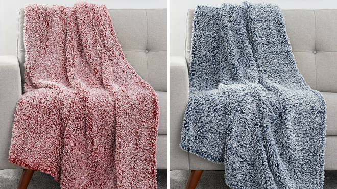 Mainstays Sherpa Throw Blankets