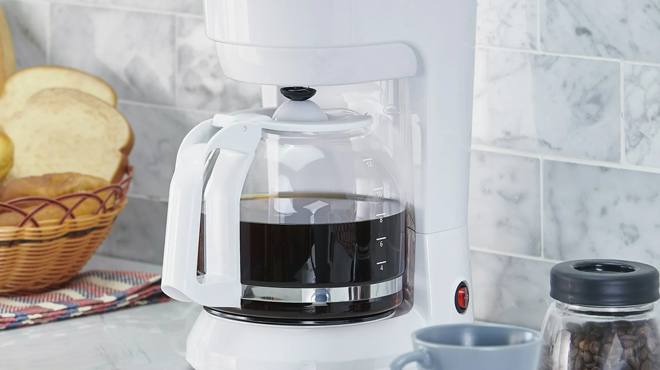 Mainstays White 12 cup Drip Coffee Maker Copy