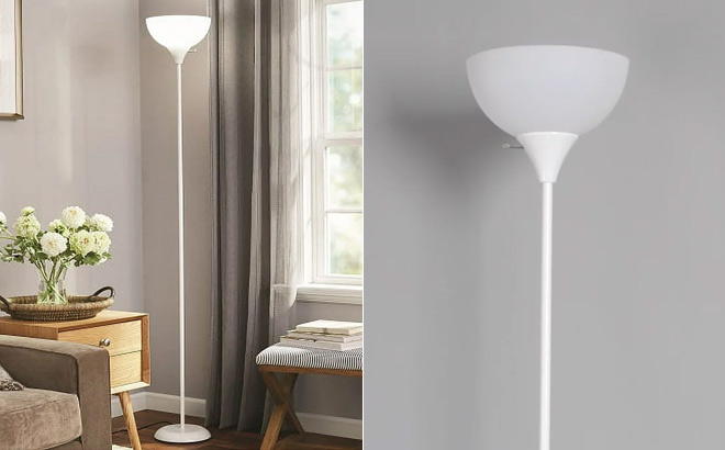 Mainstays White Floor Lamps