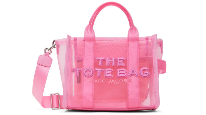 Marc Jacobs Pink The Mesh Small Tote