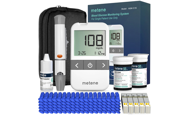 Metene Blood Glucose Monitor Kit
