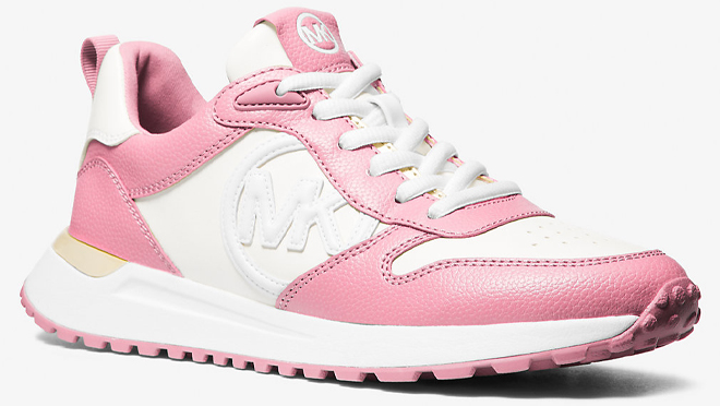 Michael Kors Dev Two Tone Trainer in Pink
