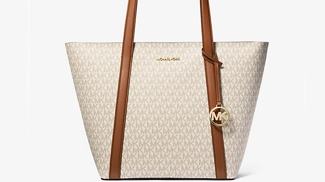 Michael Kors Large Signature Logo Tote Bag