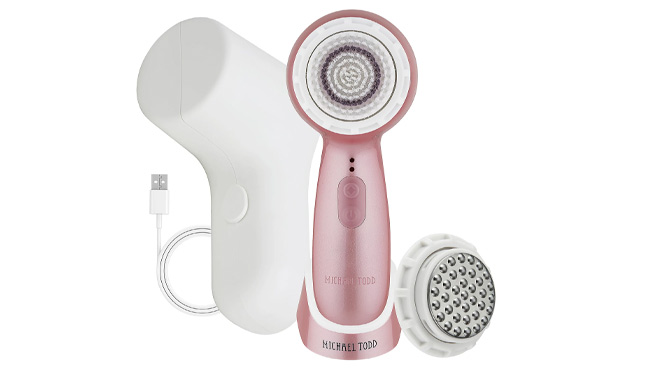 Michael Todd Soniclear Petite Antimicrobial Cleansing Brush on a White Background
