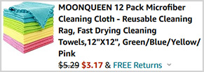 Moonqueen Microfiber Cleaning Cloth Screenshot
