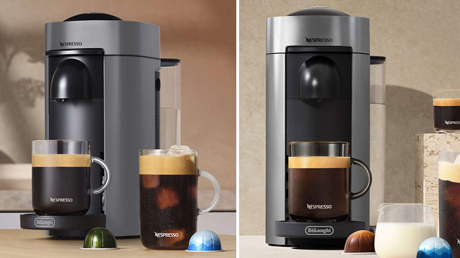 Nespresso VertuoPlus Coffee and Espresso Machine by DeLonghi