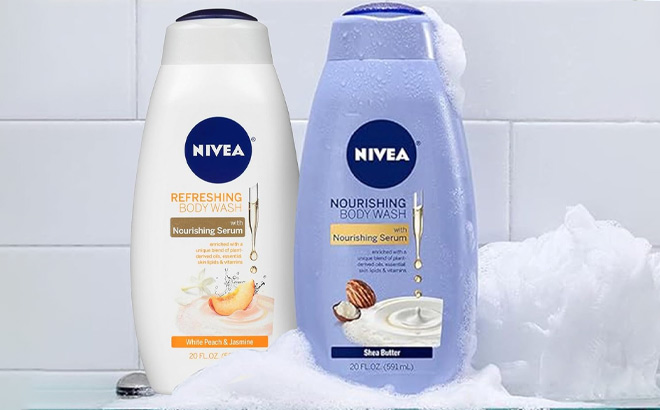 Nivea Body Wash Set with Nourishing Serum