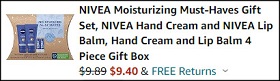 Nivea Moisturizing Must Haves Gift Set Checkout