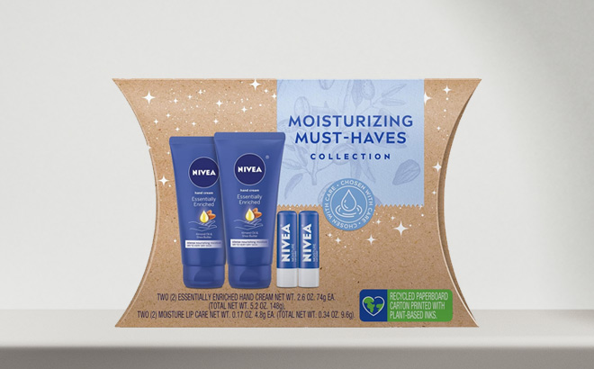 Nivea Moisturizing Must Haves Skin Care Set on the Table