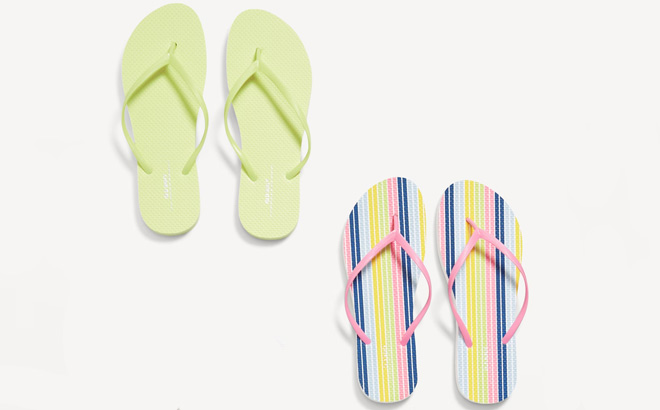 Old Navy Flip Flop Sandals 3 Pack