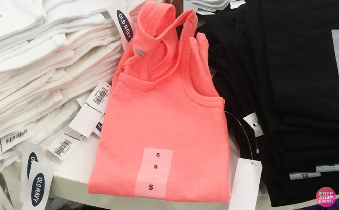 Old Navy Girls Fitted Tank Tops