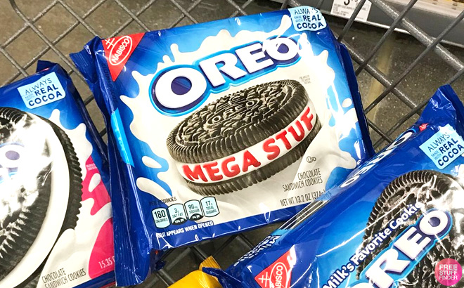 Oreo Mega Stuf Chocolate Sandwich Cookies