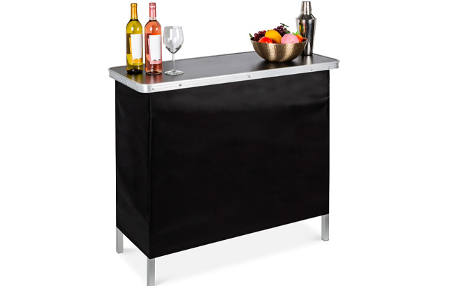 Portable Pop Up Bar Table