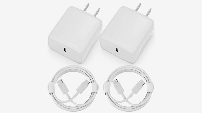 QUZUDN NUSB C Charger 2 Pack