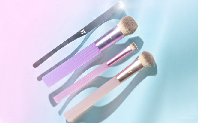 Real Techniques Pastel Base Makeup Brush Set