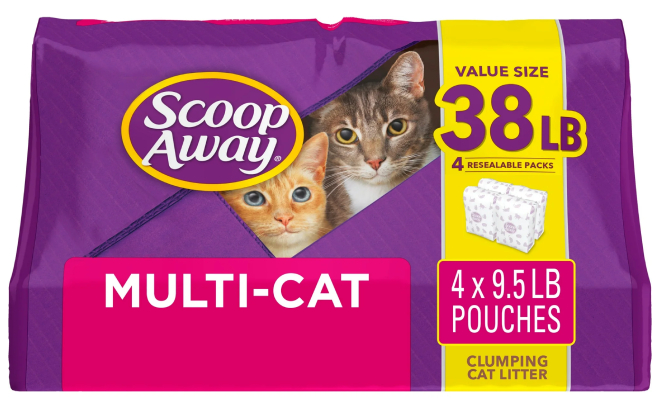 Scoop Away Extra Strength Multi Cat Scented Litter