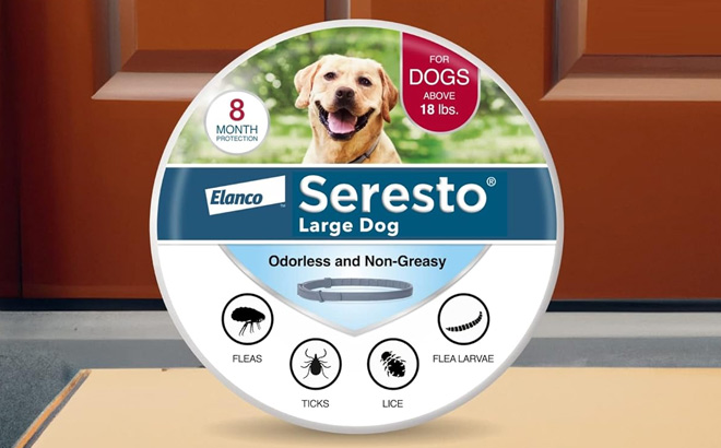 Seresto Large Dog Vet Recommended Flea Tick Treatment Prevention Collar