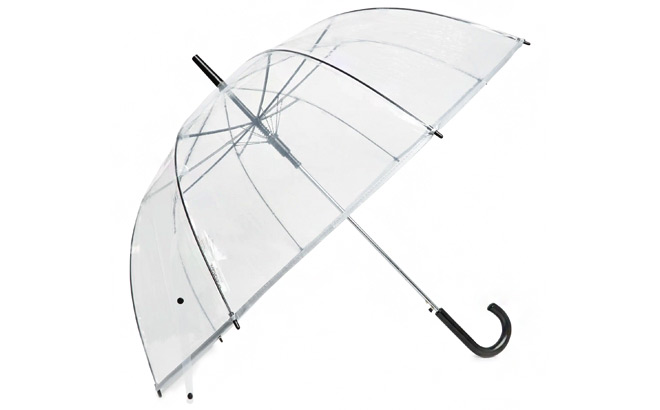 ShedRain Automatic Open Clear Bubble Stick Umbrella