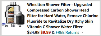 Shower Water Filter Screenshot