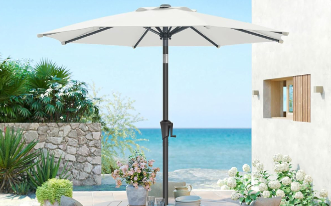 Songmics 7 5 Foot Patio Umbrella