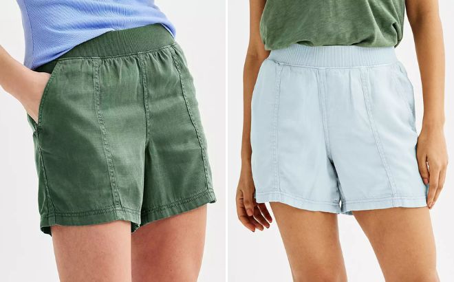 Sonoma Goods For Life Comfort Waist Shorts