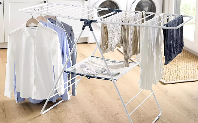Sonoma Goods For Life Deluxe Laundry Drying Rack