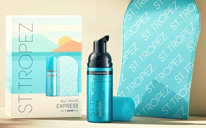 St Tropez Self Tan Mini Kits Travel Sized with Applicator Mitt