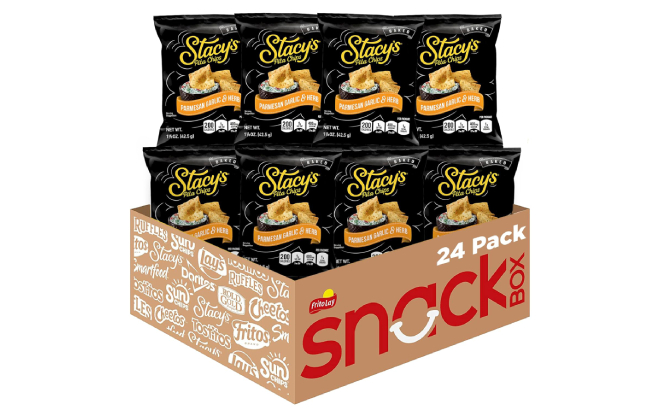 Stacys Parmesan Garlic Herb Flavored Pita Chips 24 Pack