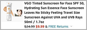 Sunscreen Screenshot