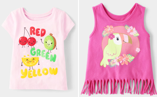 The Childrens Place Toddler Girls Fruit Graphic Tee