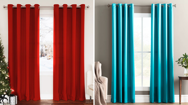 Thermal Room Darkening Grommet Curtain Panels