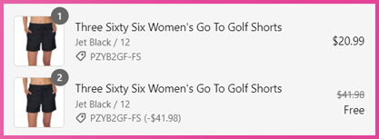 Three Sixty Six Womens Go To Golf Shorts Cart Screen