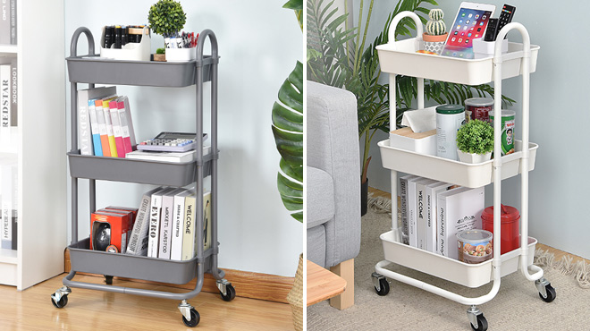 Toolf 3 Tier Rolling Storage Carts