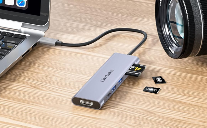 USB C Hub on the Table