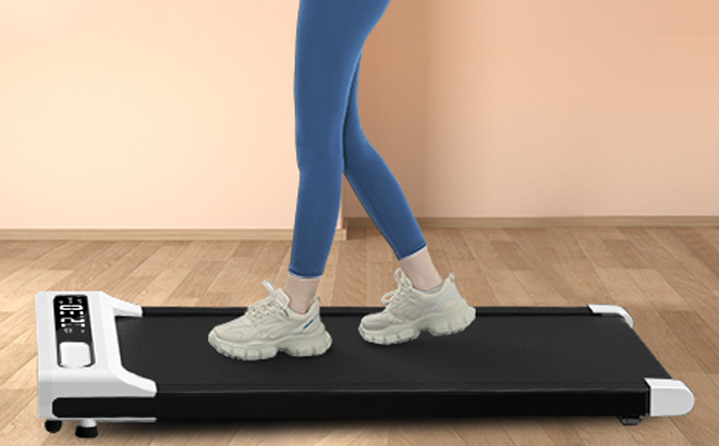 VIPLAT Walking Pad 2 in 1 Under Desk Treadmil