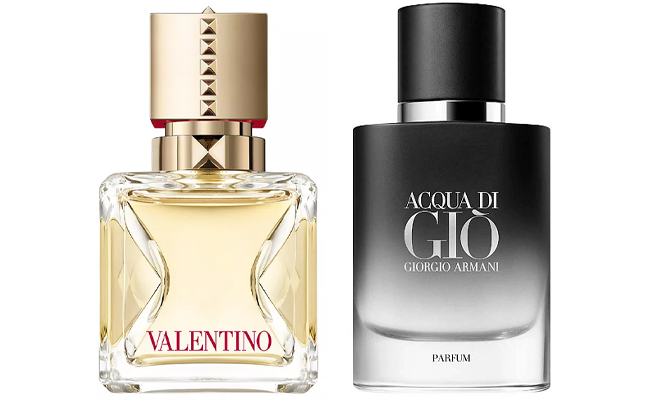 Valentino Voce Viva Eau de Parfum and Armani Beauty Acqua Di Gio Parfum