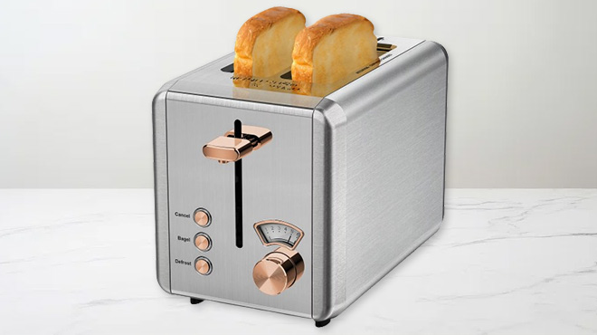 Whall 2 Slice Toaster with Wide Slot