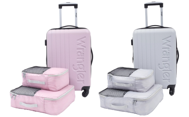 Wrangler San Antonio 3 Piece Expandable Rolling Luggage Sets