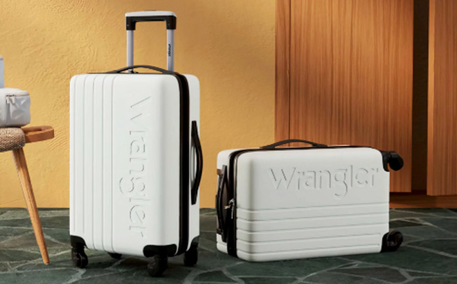 Wrangler San Antonio Expandable Rolling Luggage Set