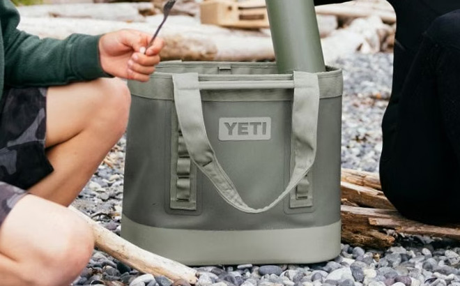 YETI Camino 20 Carryall Camp Green Tote Bag