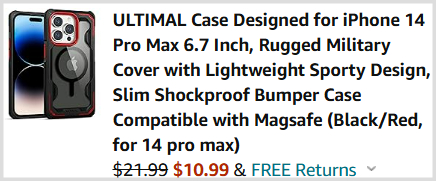 iPhone 14 Pro Max Case Checkout