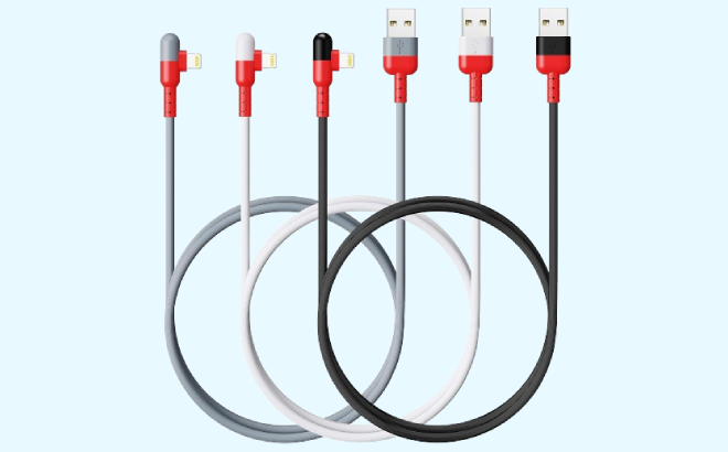 iPhone Charger 10 Foot Lightning Cable 3 Pack
